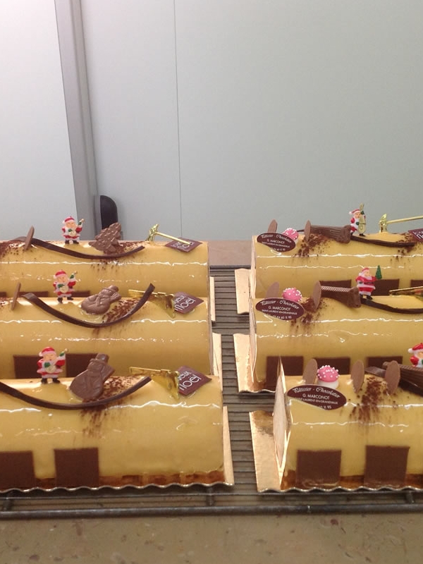 Buche glacée, caramel spéculos