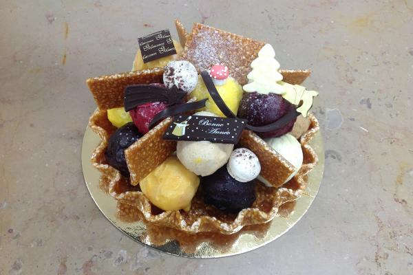 Coupe sorbet nougatine