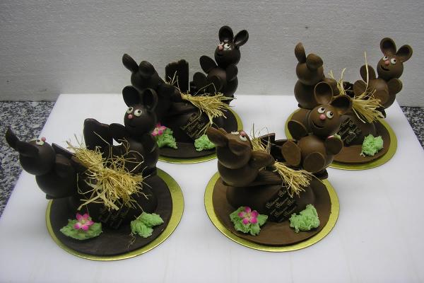 Lapins balançoire