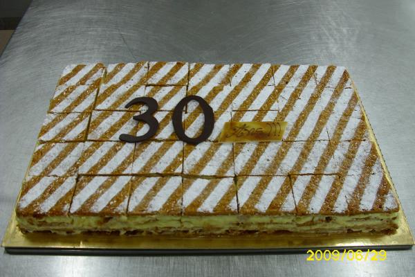 Mille-feuilles anniversaire