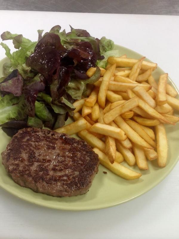Steack frite salade